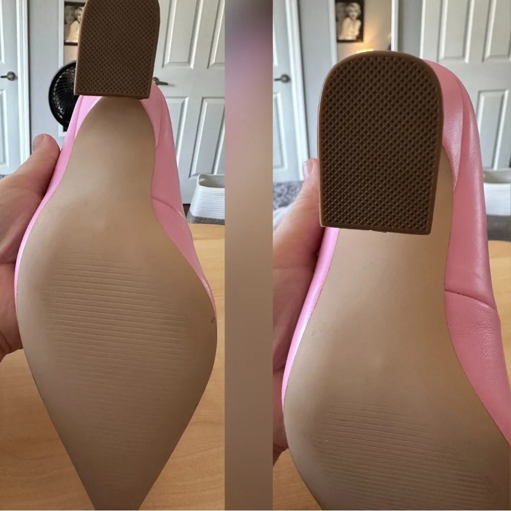 Steve Madden “Zippy” Pink Leather Pump Heels – Rare Find - Picture 8 of 9